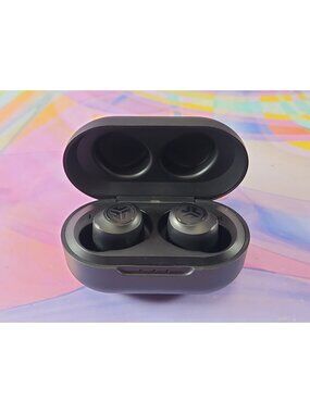 JLab JBuds Air Wireless Earbuds Black 2AHYV Tested/Works
